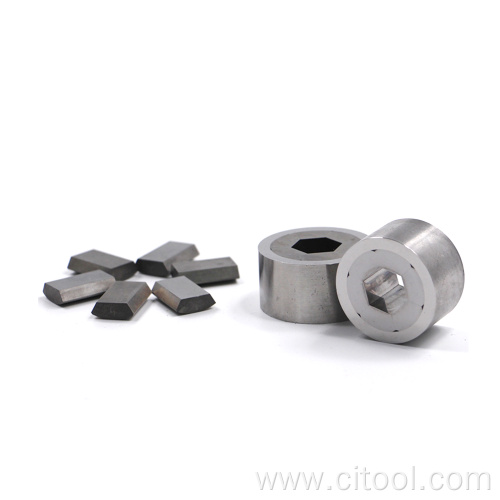 Tungsten Carbide Segmented Hex Die For Bolt Fastener